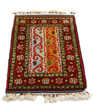 Shaal 2'1'' X 3'0'' Hand-Knotted Wool Rug 2'1'' x 3'0'' (63 X 90) / Multi / Multi