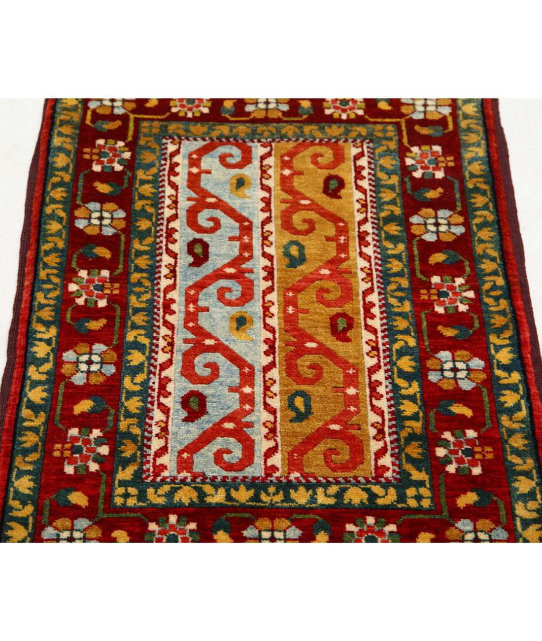 Shaal 2'1'' X 3'0'' Hand-Knotted Wool Rug 2'1'' x 3'0'' (63 X 90) / Multi / Multi