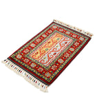 Shaal 2'1'' X 3'1'' Hand-Knotted Wool Rug 2'1'' x 3'1'' (63 X 93) / Multi / Multi