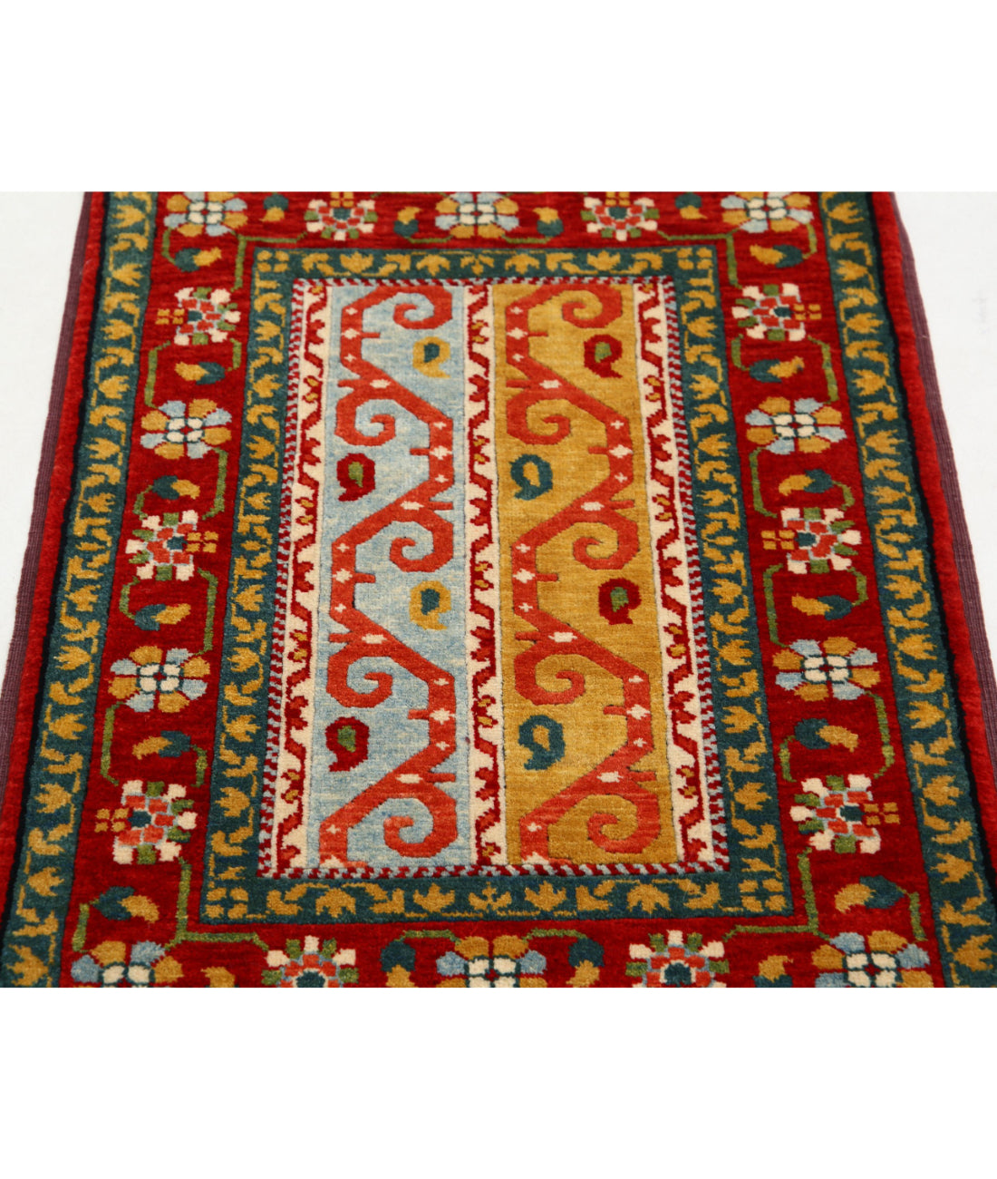 Shaal 2'1'' X 3'1'' Hand-Knotted Wool Rug 2'1'' x 3'1'' (63 X 93) / Multi / Multi