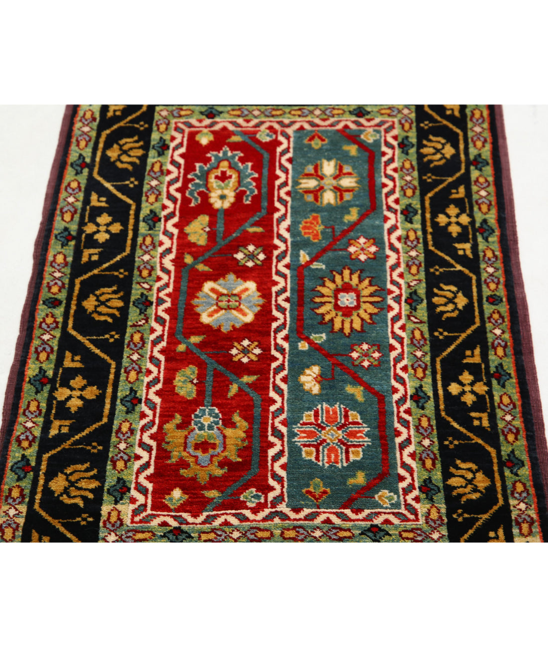 Shaal 2'1'' X 3'3'' Hand-Knotted Wool Rug 2'1'' x 3'3'' (63 X 98) / Multi / Multi