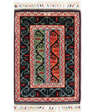 Shaal 2'0'' X 3'1'' Hand-Knotted Wool Rug 2'0'' x 3'1'' (60 X 93) / Multi / Multi