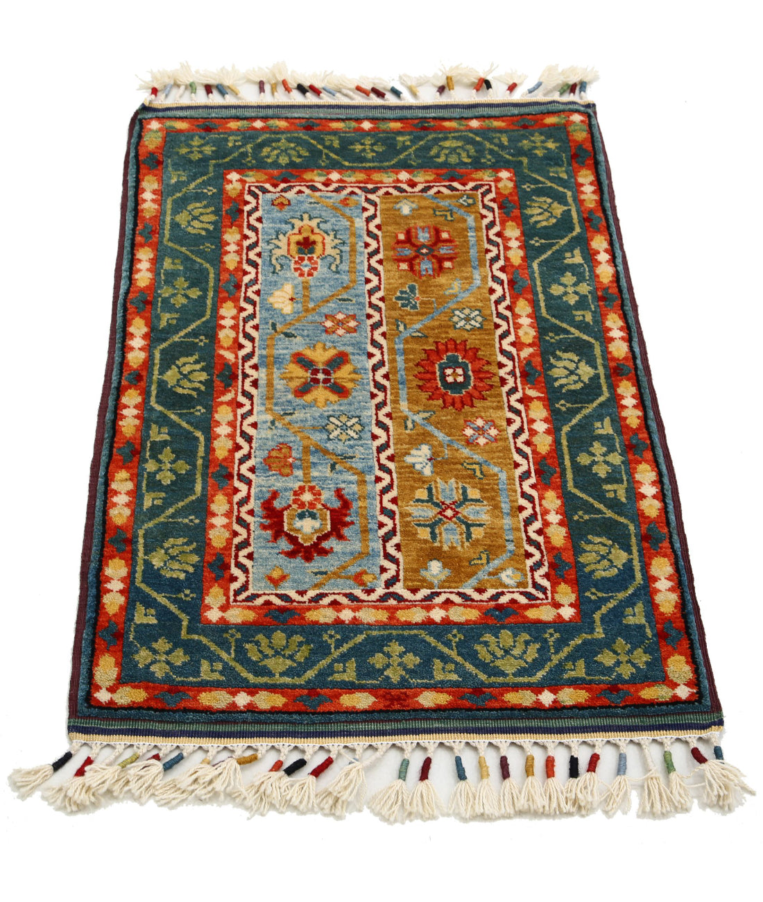 Shaal 2'0'' X 3'1'' Hand-Knotted Wool Rug 2'0'' x 3'1'' (60 X 93) / Multi / Multi