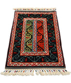 Shaal 2'1'' X 3'1'' Hand-Knotted Wool Rug 2'1'' x 3'1'' (63 X 93) / Multi / Multi