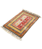 Shaal 2'0'' X 3'1'' Hand-Knotted Wool Rug 2'0'' x 3'1'' (60 X 93) / Multi / Multi