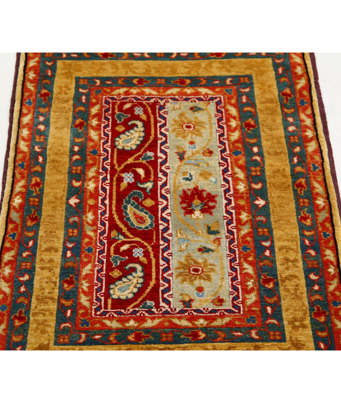 Shaal 2'0'' X 3'1'' Hand-Knotted Wool Rug 2'0'' x 3'1'' (60 X 93) / Multi / Multi