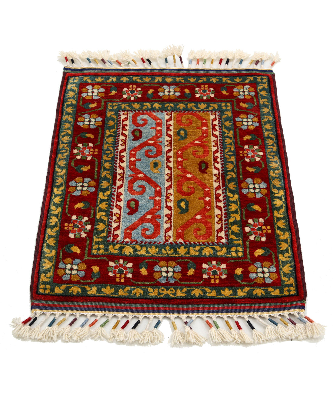 Shaal 2'1'' X 2'8'' Hand-Knotted Wool Rug 2'1'' x 2'8'' (63 X 80) / Multi / Multi