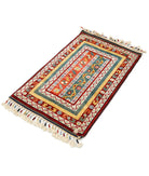 Shaal 2'1'' X 3'3'' Hand-Knotted Wool Rug 2'1'' x 3'3'' (63 X 98) / Multi / Multi