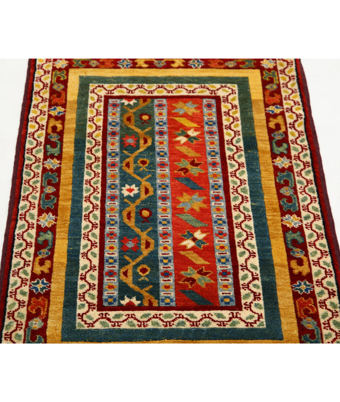 Shaal 2'0'' X 3'2'' Hand-Knotted Wool Rug 2'0'' x 3'2'' (60 X 95) / Multi / Multi