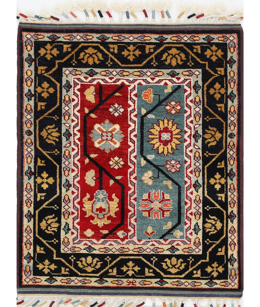 Shaal 2'1'' X 2'7'' Hand-Knotted Wool Rug 2'1'' x 2'7'' (63 X 78) / Multi / Multi