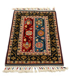 Shaal 2'0'' X 3'3'' Hand-Knotted Wool Rug 2'0'' x 3'3'' (60 X 98) / Multi / Multi