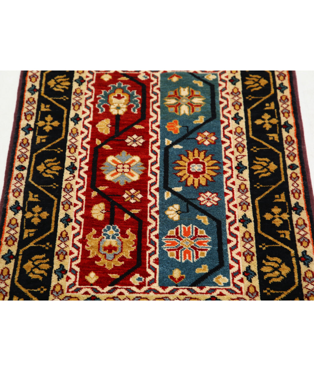 Shaal 2'0'' X 3'3'' Hand-Knotted Wool Rug 2'0'' x 3'3'' (60 X 98) / Multi / Multi