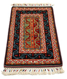 Shaal 2'0'' X 3'4'' Hand-Knotted Wool Rug 2'0'' x 3'4'' (60 X 100) / Multi / Multi