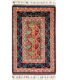 Shaal 2'0'' X 3'4'' Hand-Knotted Wool Rug 2'0'' x 3'4'' (60 X 100) / Multi / Multi