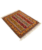 Shaal 3'2'' X 4'1'' Hand-Knotted Wool Rug 3'2'' x 4'1'' (95 X 123) / Multi / Multi