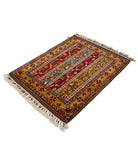 Shaal 3'2'' X 4'1'' Hand-Knotted Wool Rug 3'2'' x 4'1'' (95 X 123) / Multi / Multi