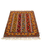 Shaal 3'2'' X 4'1'' Hand-Knotted Wool Rug 3'2'' x 4'1'' (95 X 123) / Multi / Multi