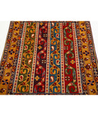 Shaal 3'2'' X 4'1'' Hand-Knotted Wool Rug 3'2'' x 4'1'' (95 X 123) / Multi / Multi