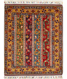 Shaal 3'2'' X 4'1'' Hand-Knotted Wool Rug 3'2'' x 4'1'' (95 X 123) / Multi / Multi