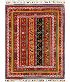 Shaal 3'3'' X 4'2'' Hand-Knotted Wool Rug 3'3'' x 4'2'' (98 X 125) / Multi / Multi