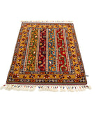 Shaal 3'1'' X 4'2'' Hand-Knotted Wool Rug 3'1'' x 4'2'' (93 X 125) / Multi / Multi