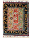 Shaal 3'0'' X 3'11'' Hand-Knotted Wool Rug 3'0'' x 3'11'' (90 X 118) / Multi / Multi