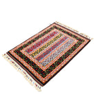 Shaal 3'1'' X 4'4'' Hand-Knotted Wool Rug 3'1'' x 4'4'' (93 X 130) / Multi / Multi