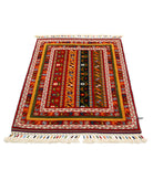 Shaal 3'1'' X 4'2'' Hand-Knotted Wool Rug 3'1'' x 4'2'' (93 X 125) / Multi / Multi