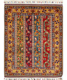 Shaal 3'3'' X 4'0'' Hand-Knotted Wool Rug 3'3'' x 4'0'' (98 X 120) / Multi / Multi