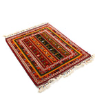 Shaal 3'3'' X 4'0'' Hand-Knotted Wool Rug 3'3'' x 4'0'' (98 X 120) / Multi / Multi