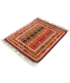 Shaal 3'3'' X 4'0'' Hand-Knotted Wool Rug 3'3'' x 4'0'' (98 X 120) / Multi / Multi