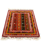 Shaal 3'3'' X 4'0'' Hand-Knotted Wool Rug 3'3'' x 4'0'' (98 X 120) / Multi / Multi