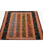 Shaal 3'2'' X 4'5'' Hand-Knotted Wool Rug 3'2'' x 4'5'' (95 X 133) / Multi / Black