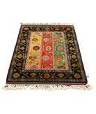 Shaal 3'2'' X 4'3'' Hand-Knotted Wool Rug 3'2'' x 4'3'' (95 X 128) / Multi / Multi