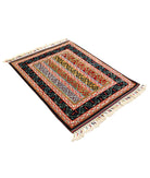 Shaal 3'2'' X 4'4'' Hand-Knotted Wool Rug 3'2'' x 4'4'' (95 X 130) / Multi / Multi