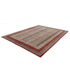 Shaal 8'11'' X 11'10'' Hand-Knotted Wool Rug 8'11'' x 11'10'' (268 X 355) / Red / Multi