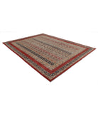 Shaal 8'11'' X 11'10'' Hand-Knotted Wool Rug 8'11'' x 11'10'' (268 X 355) / Red / Multi