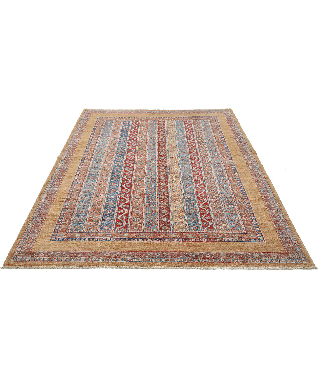 Shaal 5'10'' X 7'9'' Hand-Knotted Wool Rug 5'10'' x 7'9'' (175 X 233) / Multi / Multi