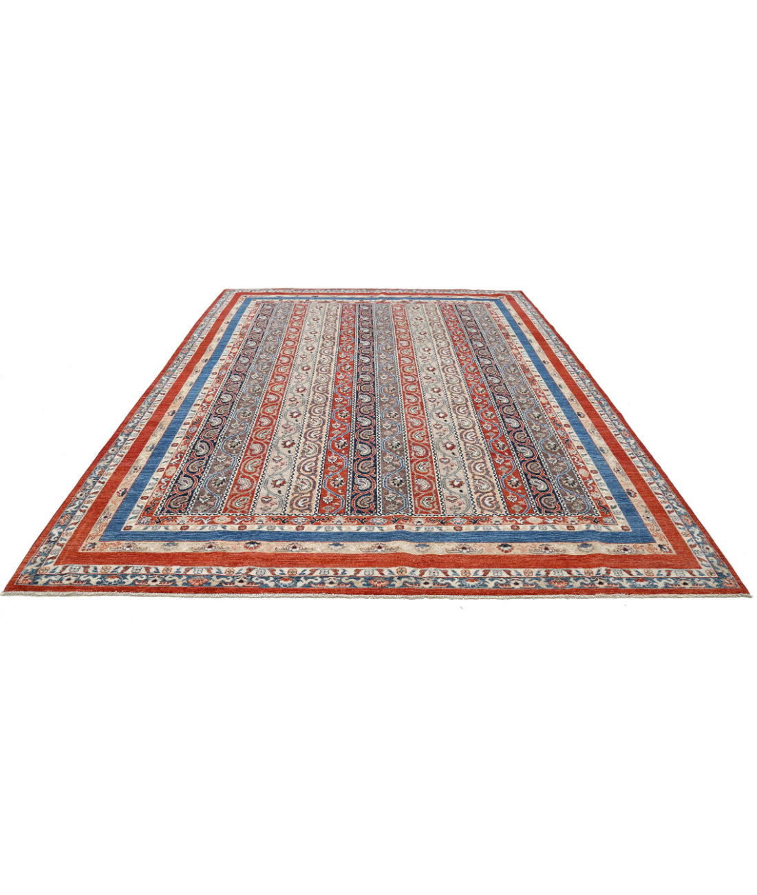 Shaal 9'1'' X 12'0'' Hand-Knotted Wool Rug 9'1'' x 12'0'' (273 X 360) / Multi / Multi