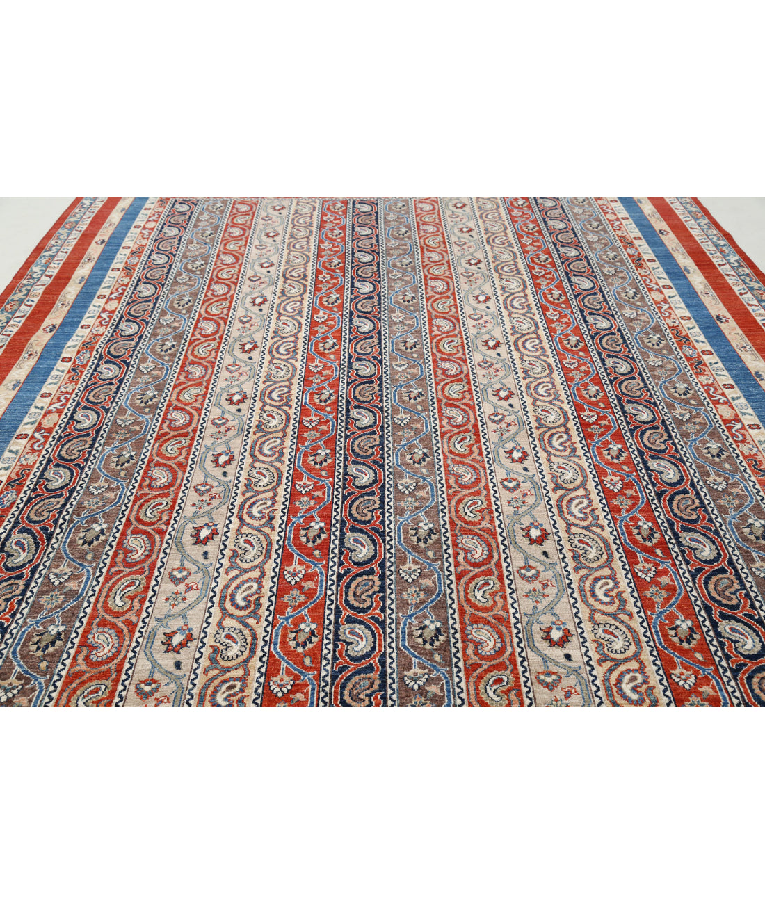 Shaal 9'1'' X 12'0'' Hand-Knotted Wool Rug 9'1'' x 12'0'' (273 X 360) / Multi / Multi