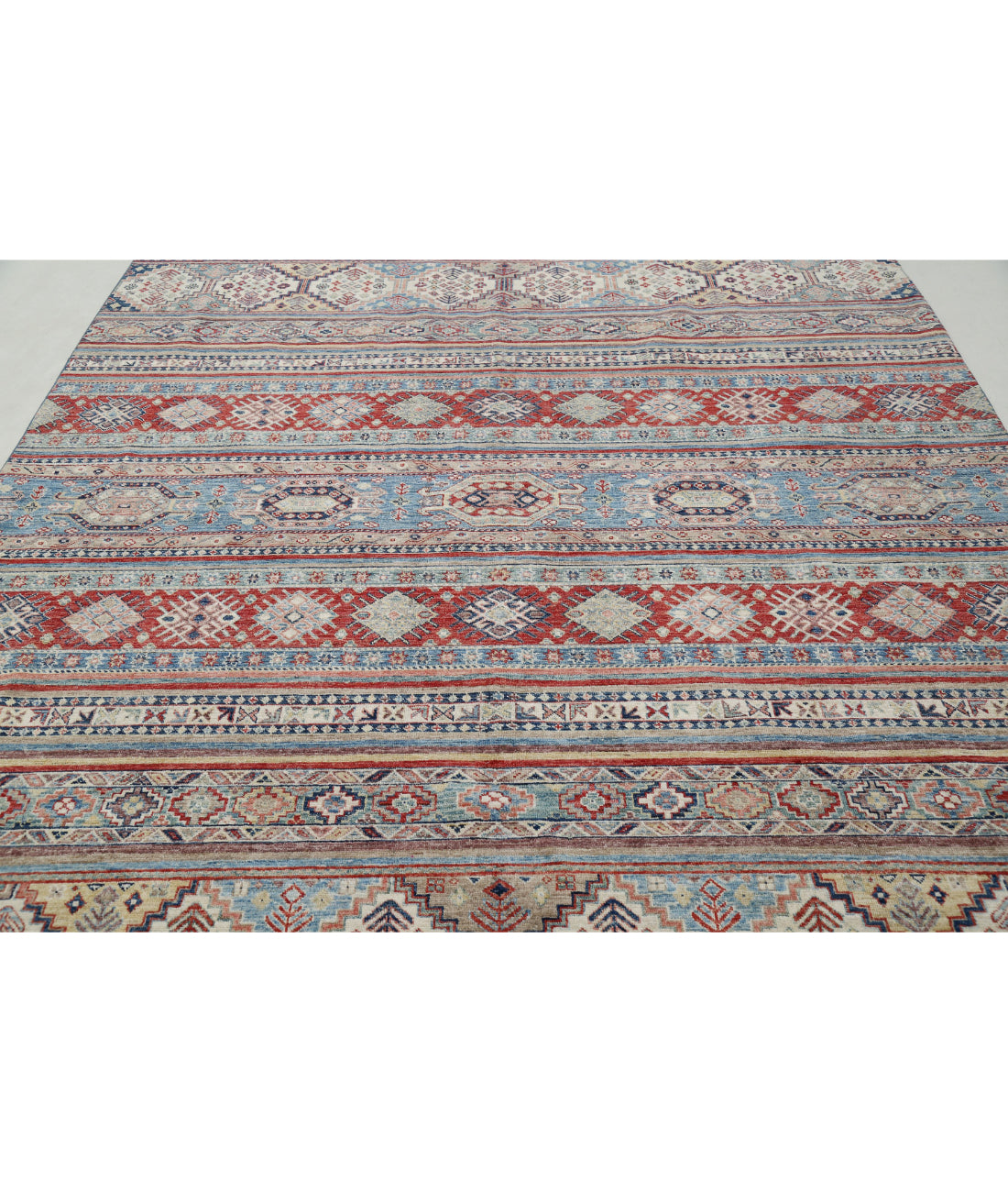 Shaal 7'10'' X 9'2'' Hand-Knotted Wool Rug 7'10'' x 9'2'' (235 X 275) / Multi / Multi