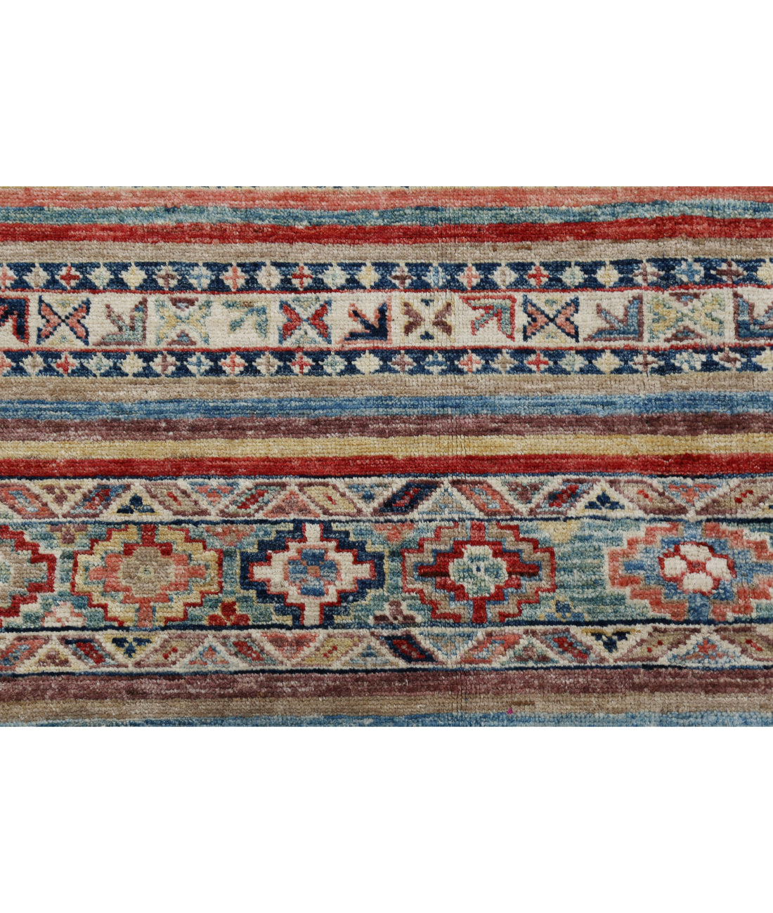 Shaal 7'10'' X 9'2'' Hand-Knotted Wool Rug 7'10'' x 9'2'' (235 X 275) / Multi / Multi