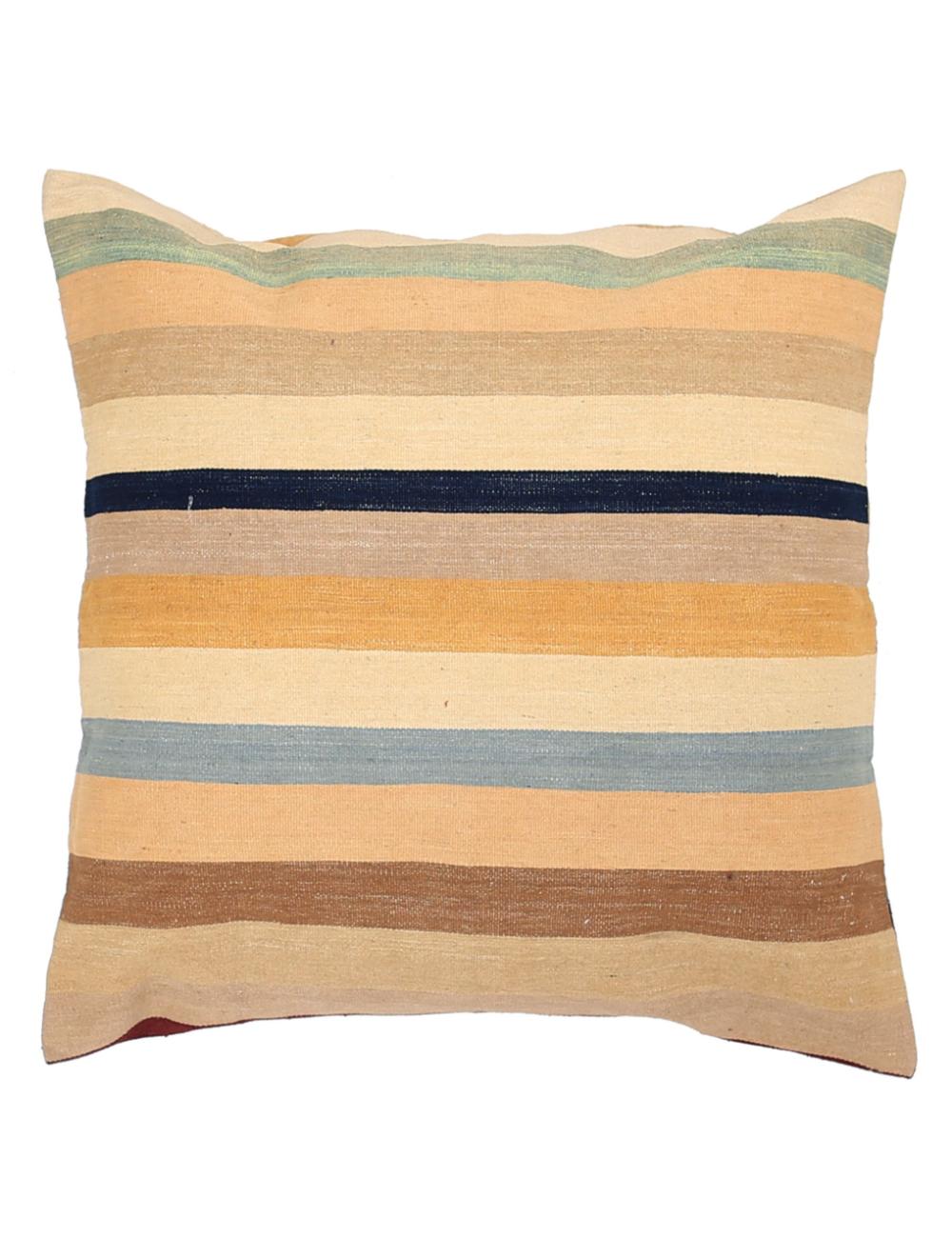 Pillows 3' 0" X 3' 0" Hand-Woven Wool Pillow 3' 0" X 3' 0" (91 X 91) / Multi / Multi