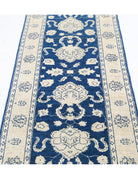 Sultanabad 2' 8" X 9' 9" Hand-Knotted Wool Rug 2' 8" X 9' 9" (81 X 297) / Blue / Ivory