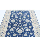 Sultanabad 4'9'' X 6'7'' Hand-Knotted Wool Rug 4'9'' x 6'7'' (143 X 198) / Blue / Ivory