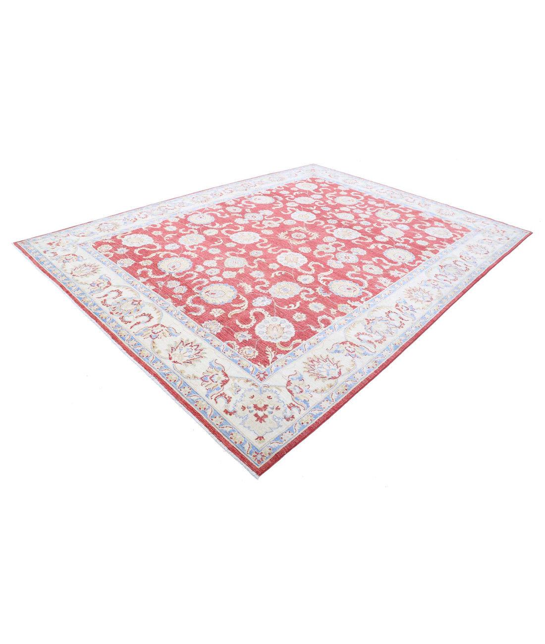 Sultanabad 8'10'' X 12'0'' Hand-Knotted Wool Rug 8'10'' x 12'0'' (265 X 360) / Red / Ivory