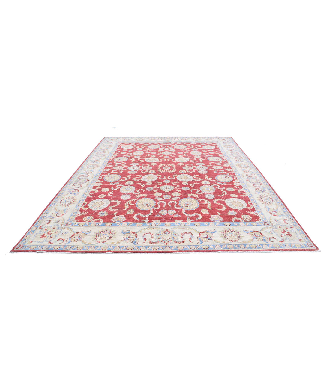 Sultanabad 8'10'' X 12'0'' Hand-Knotted Wool Rug 8'10'' x 12'0'' (265 X 360) / Red / Ivory