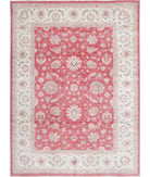 Sultanabad 8'1'' X 11'1'' Hand-Knotted Wool Rug 8'1'' x 11'1'' (243 X 333) / Pink / Ivory