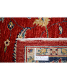 Sultanabad 5'8'' X 7'7'' Hand-Knotted Wool Rug 5'8'' x 7'7'' (170 X 228) / Blue / Red