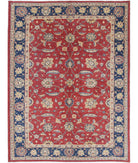 Sultanabad 5'8'' X 7'7'' Hand-Knotted Wool Rug 5'8'' x 7'7'' (170 X 228) / Blue / Red